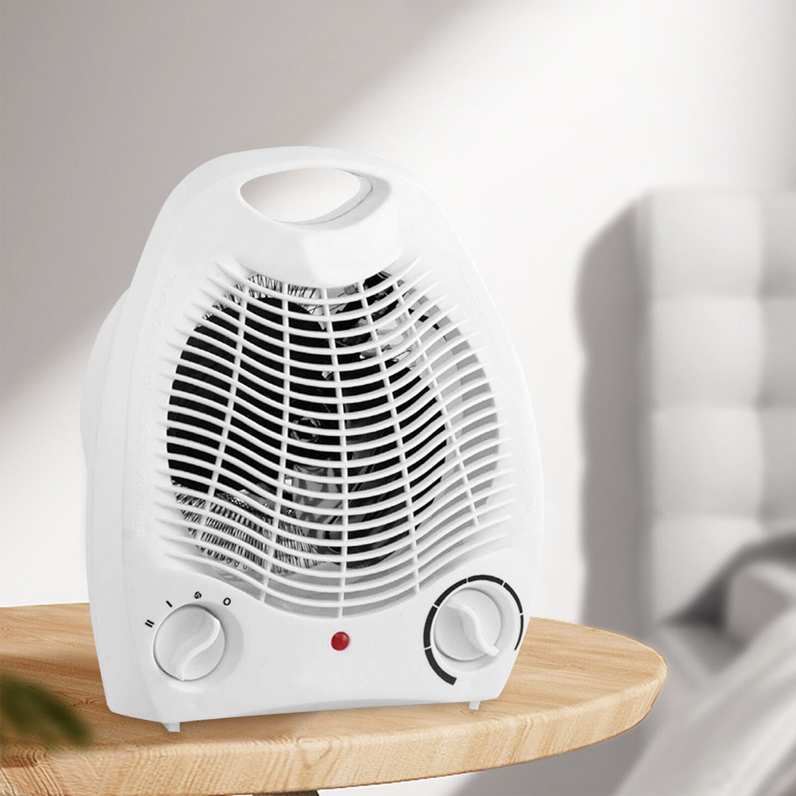 Portable Electric Heater Fan Space Heater With 2 Heating Levels Indoor Use Household Wall Handy Heating Stove Radiator Warmer