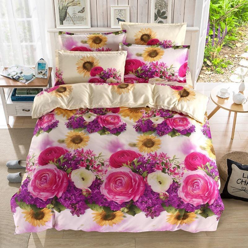 bed set 3D Bedding Sets King Size Duvet Cover Luxury 3D Bedding Set