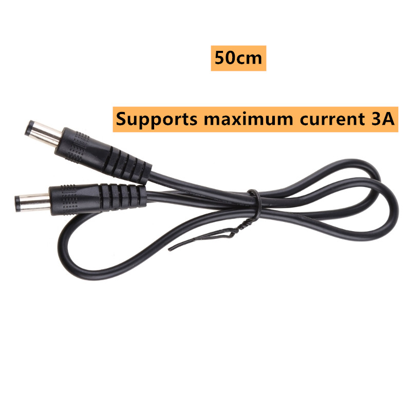 Gleichstrom-Netz stecker kabel 5,5x2,1mm Stecker auf 5,5x2,1mm Stecker Adapter Stecker Kabel verlängerung Strom versorgungs kabel für Router LED-Licht: Gelb