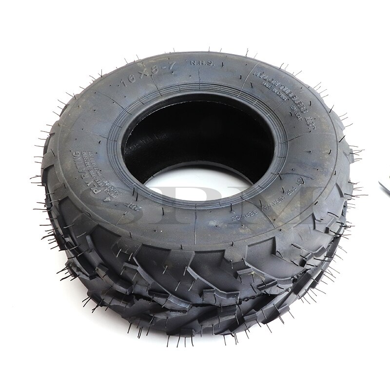 16X8-7 Kart Auto Parts 7-inch ATV Vacuum Tyre 16X8.00-7 16*8-7 Agricultural Vehicle Lawn Mower Wear-resistant Tubeless Tire