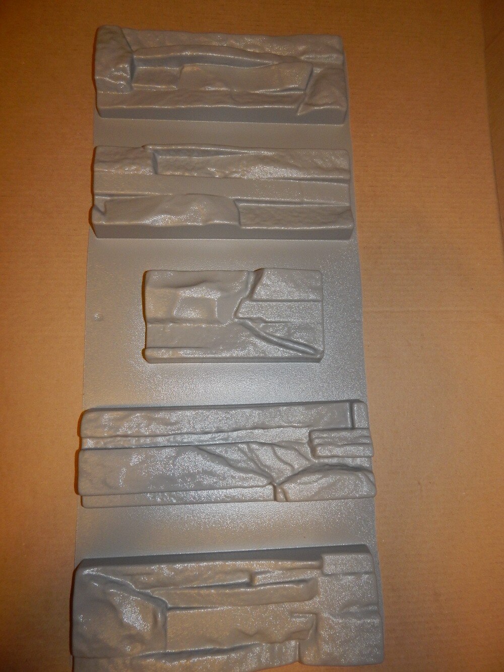 5 stücke Kunststoff Formen für Beton und Gips Zauberstab Stein Zement Fliesen "Schiefer 2" für Dekorative Zauberstab Kunststoff formen BESTE PREIS