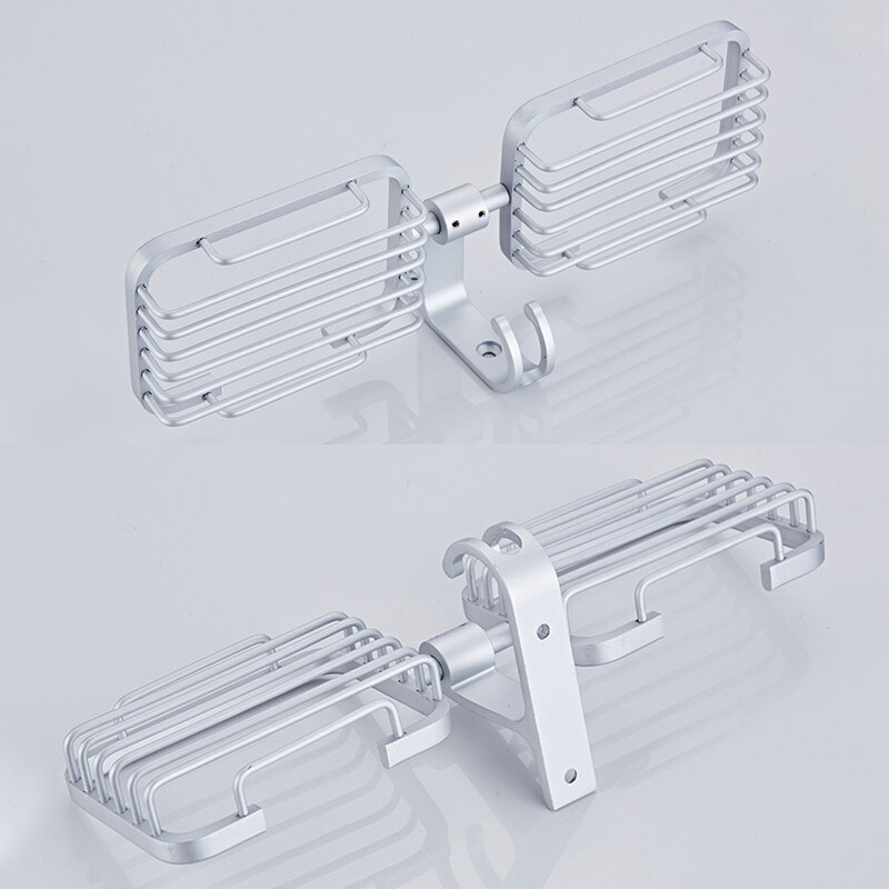 Väggmonterade tvålkoppar tvålhållare tvålkorg badrumstillbehör aluminium banheiro badbeslag  el0003