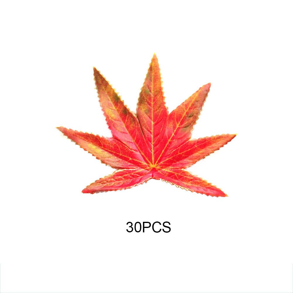 90PCS Herfst Decoratie Kunstmatige Esdoorn Planten Maple Bladeren Bruiloft Woondecoratie Party Garden Decor: A3