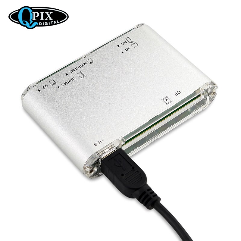 Lector de tarjetas todo en 1 Universal, multilector SDXC inteligente de tarjetas/SDHC/CF, lector de tarjetas de memoria de alta velocidad