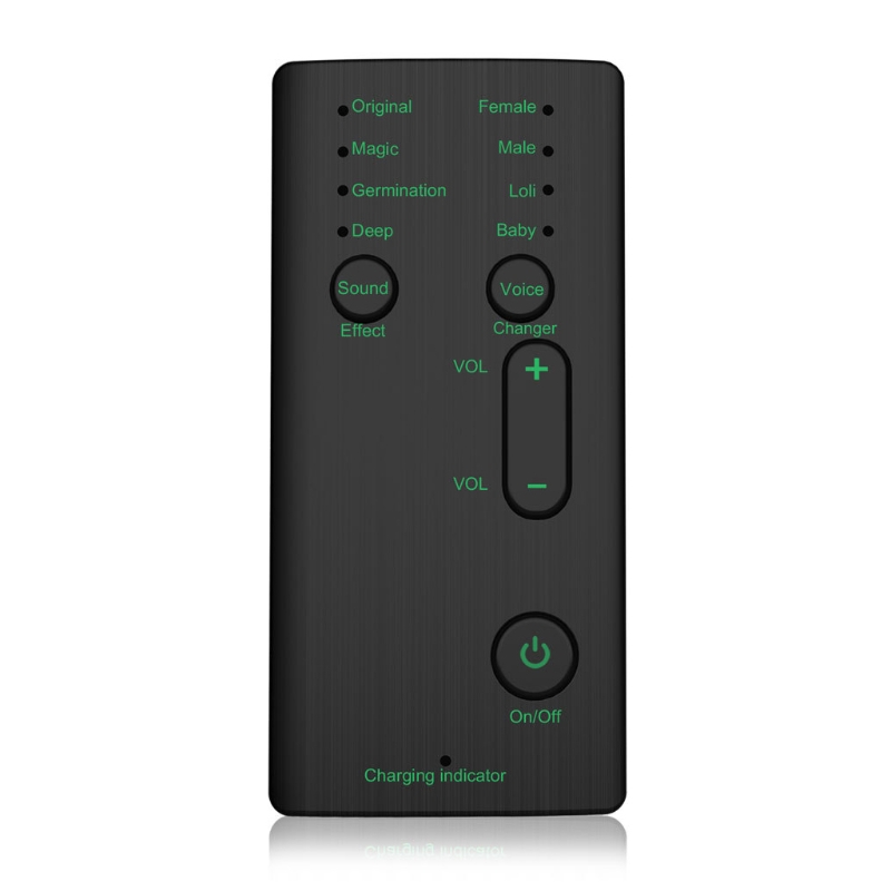 7 Different Voice Changes for Mobile Phone PC Sound Effects Machine Voice Changer Sound Card Mobilephone Laptop
