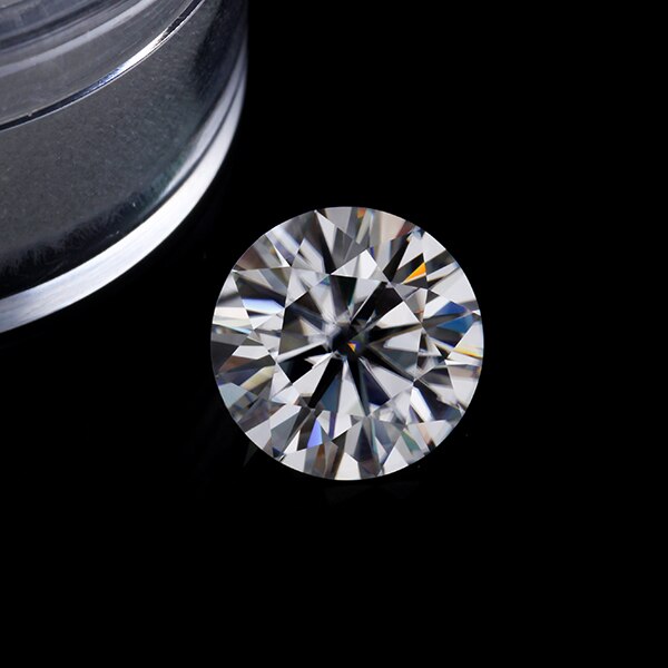 Starsgem Def 1ct Gecertificeerd 6.5 Mm Super Wit 8 Harten En 8 Pijlen Cut Moissanite Loose Bead Voor Sieraden Maken