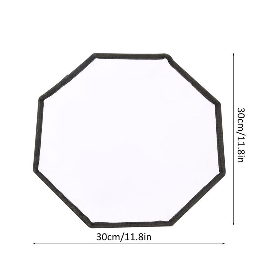 30Cm Achthoekige Close-Up Zacht Licht Doos Mini Universele Softbox Compacte Licht Panel Softbox Opvouwbare Diffuser Soft Voor studio