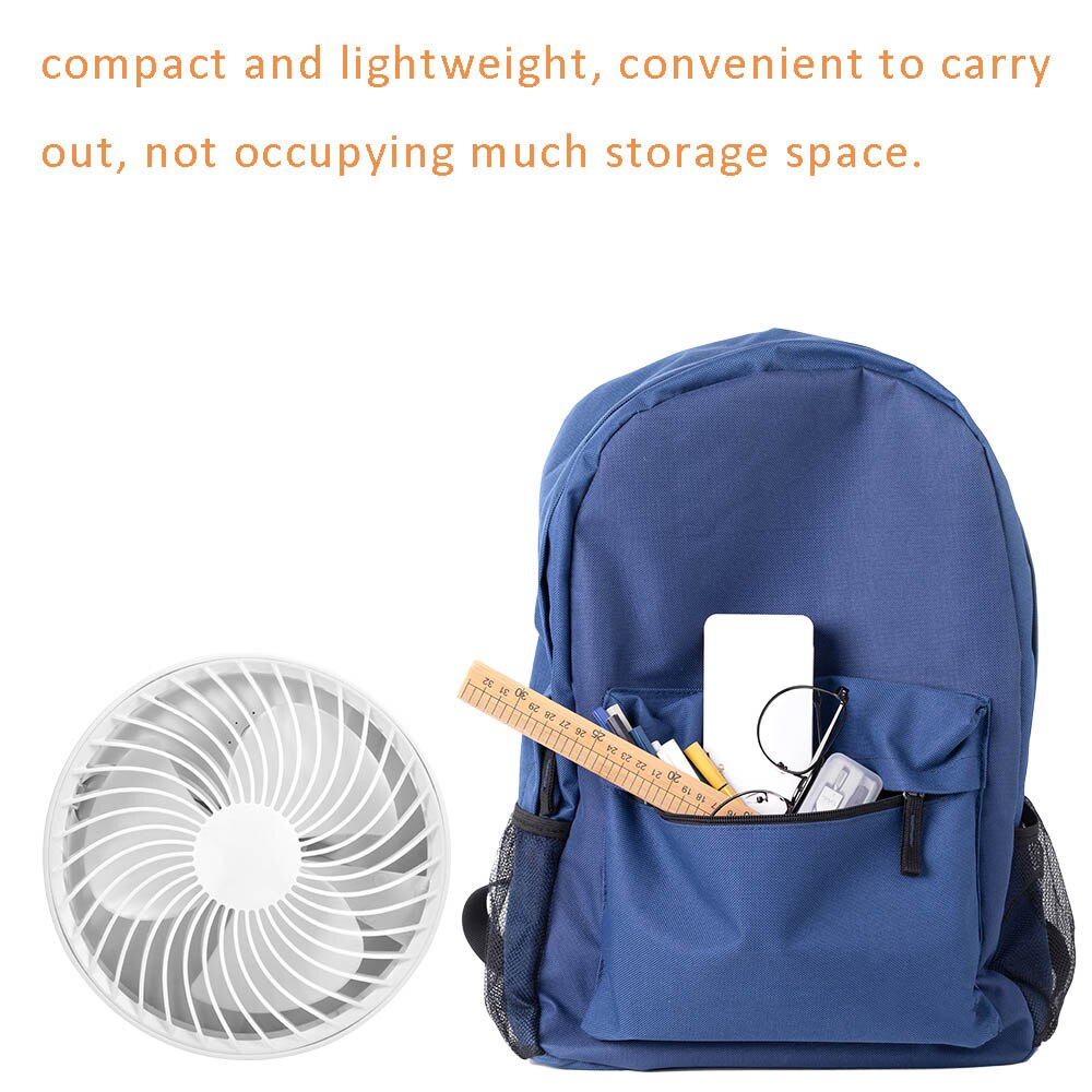 Portable Telescopic Mini Fan USB Rechargeable Student Fan Portable 2 In 1 Floor Stand Pedestal Fan Foldable Fan