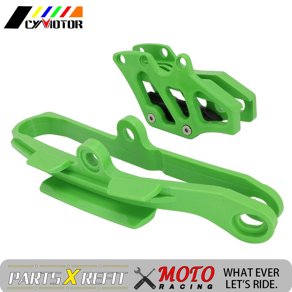 CNC Plastic Motorbike Protector Chain Guard Guide &amp; Slider Guard For Kawasaki KXF250 KXF450 KXF 250 450 KX250F KX450F