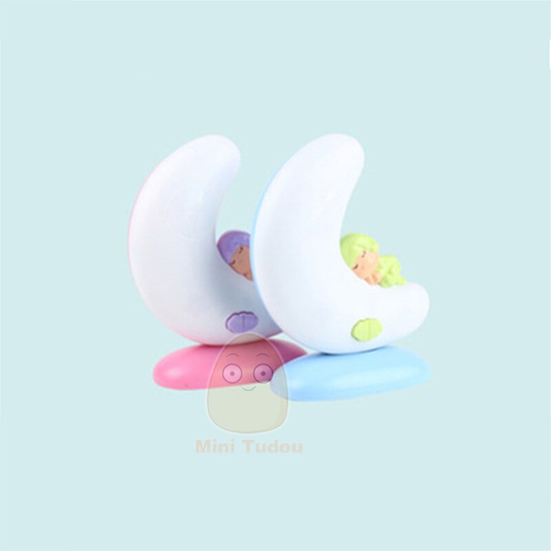 Baby-Musical Nachtlicht SchöNe LED Musik Mond Lampe Karikatur Kleinkind Bett Glocke Rassel FrüHenne Lernen Pädagogisches Spielzeug Für freundlicher