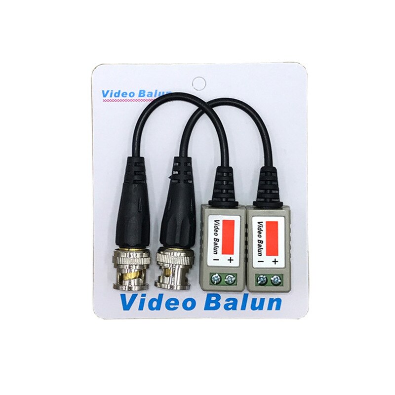 Pasivos retorcido transceptor de Video Balun BNC macho a CAT5 RJ45 UTP para CCTV AHD DVR sistema de cámaras de seguridad