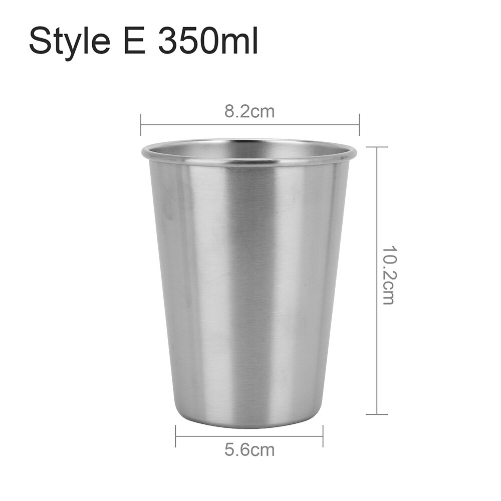 350/500ML Beer Cup Nordic Ins Metal Cactus Series Lovers Cup Durable Wine Cups Household Office Use Gargle Cups: Style E 350ML