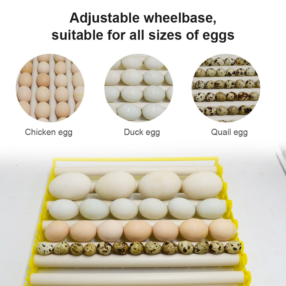 Multifunction 42 Plastic Incubator Egg Tray Automatic Turn Egg for Chicken Duck Eggs Incubation Equipment