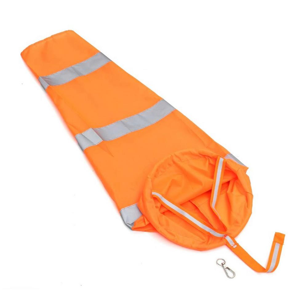 80CM Reflective Windsock Outdoor Scratchproof Windproof Fluorescent Reflective Windsock Weathervane: Default Title