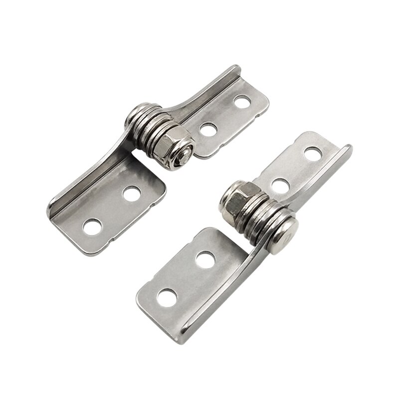 1 pair Stainless steel Torque hinge frictionThe adjustable damping hinge free stop fitting positioning hinge