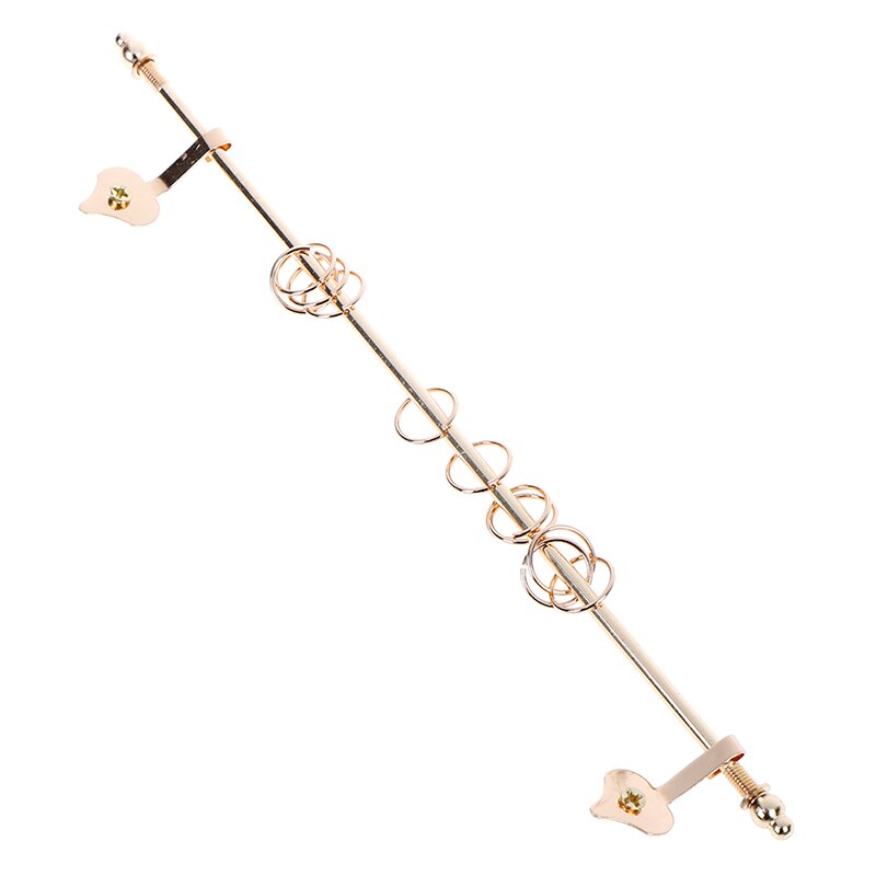 1:12 miniatura Casa Delle Bambole Mini Tenda Verga D'oro In Miniatura Squisito Tenda di Pizzo Casa Delle Bambole Mobili Finestre Accessori