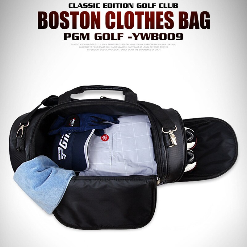 Golf Clothes Men Bag PU Ball Multi-functional Large Capacity Ultralight Wear-resistant Golf Bag RW