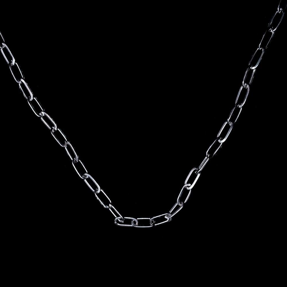 Vintage Kreuz Kette Anhänger Punk Hüfte Hüfte Silber Farbe Metall Multi-schicht Rock Lange Kette Halsketten für Frauen Party schmuck: A-chain