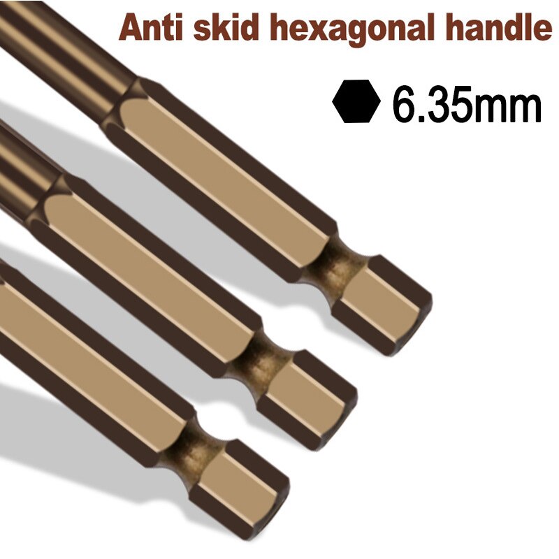 1Pc Hex Shank Spiral Groove Cross Alloy Four-edged Drill Bit Glass Ceramic Concrete Hole Opener 3/4/5/6/8/10/12MM