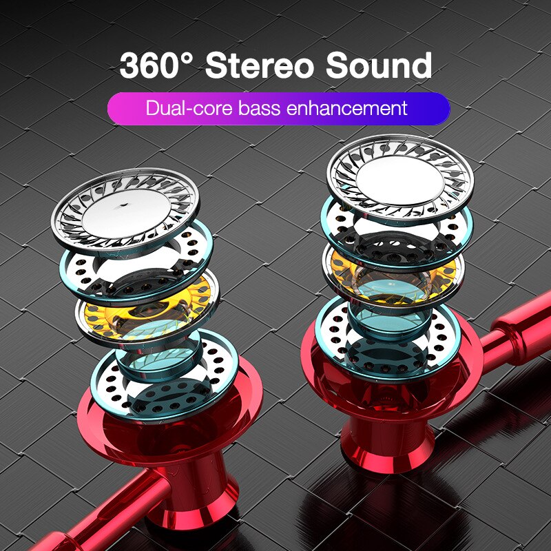 Słuchawka robić telefonu słuchawki przewodowe słuchawki douszne sportowe robić gier 3.5mm metalowy zestaw słuchawkowy słuchawki stereofoniczny z mikrofonem robić Xiaomi