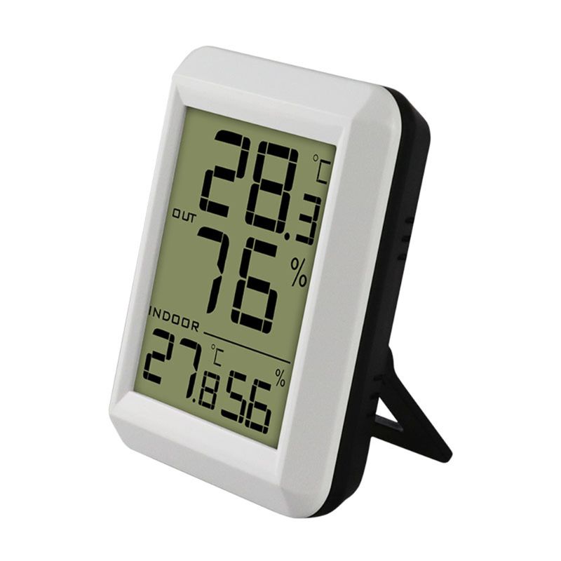 Indoor Outdoor Wireless Digital Thermometer Hygrometer Temperature Humidity Monitor ℃/℉ Wireless Sensor