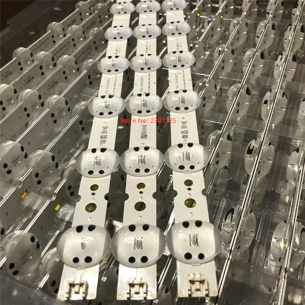 7LED(6V) LED Strip For 43LG73CMECA 43UM4390PLC 43UM7300PWA 43UM7400 43UM7450 43UM7500PSB SC.Y19.43UM73 HC430DGG-SLUR1-A14X