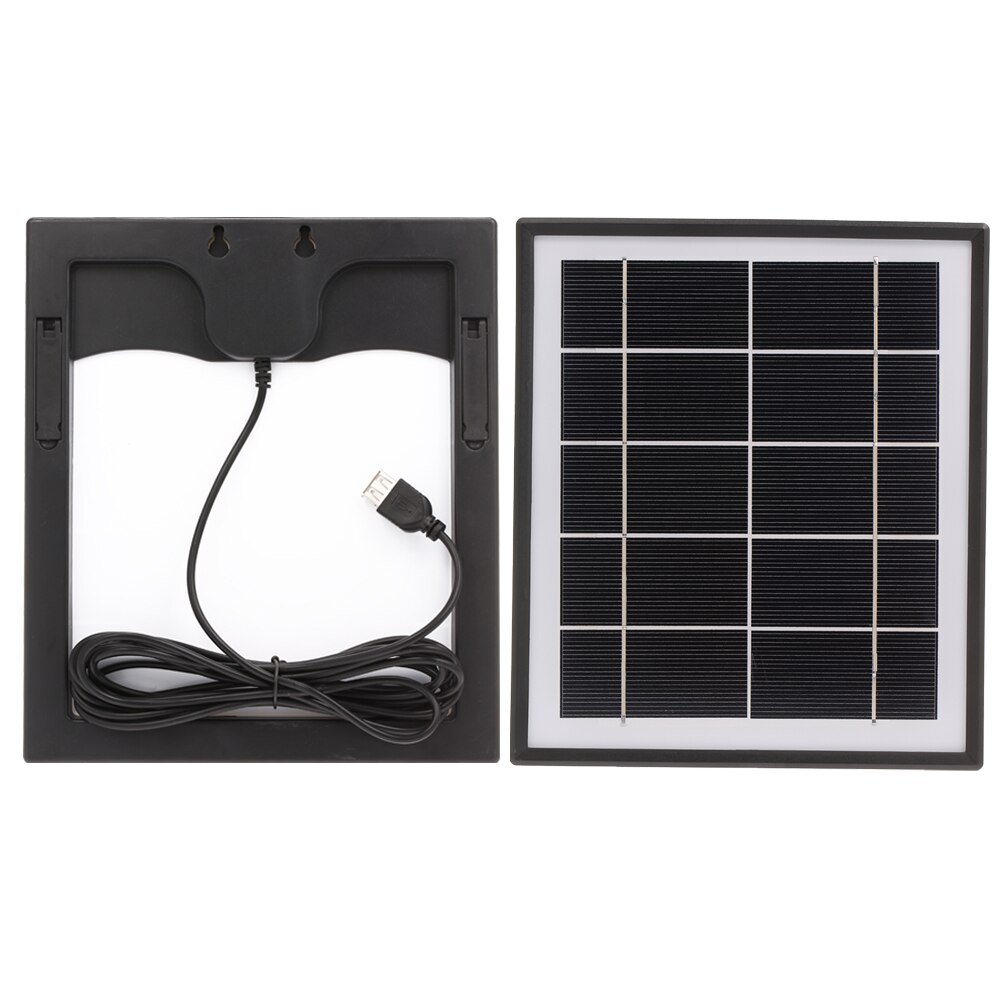 5W Solar Battery Charger Portable Monocrystalline Silicon Solar Panel USB Output for Mobile Phones Power Station