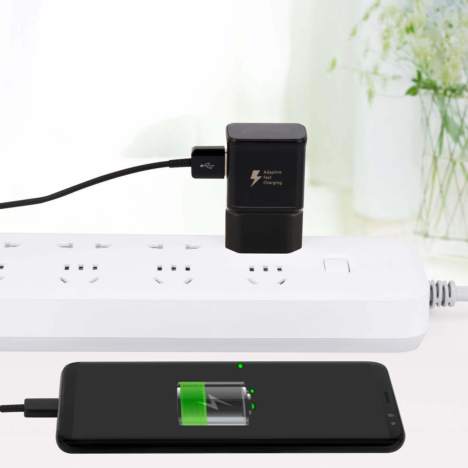 Usb typ c laddkabel för samsung galaxy  s8 s9 a8 a80 a50 a5 a7 1/2/3 meter lång mobiltelefon laddare korta sladdar