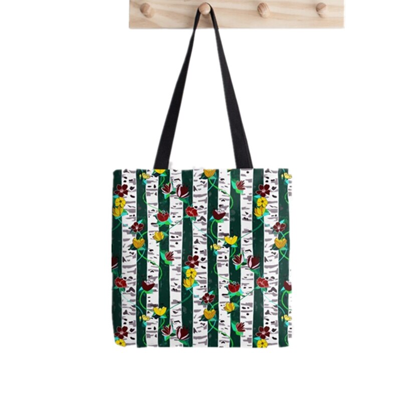 Shopper Kon Je Pop Gedrukt Tote Vrouwen Grappige Harajuku Shopper Handtas Meisje Schouder Boodschappentas Dame Canvas Tas: F810