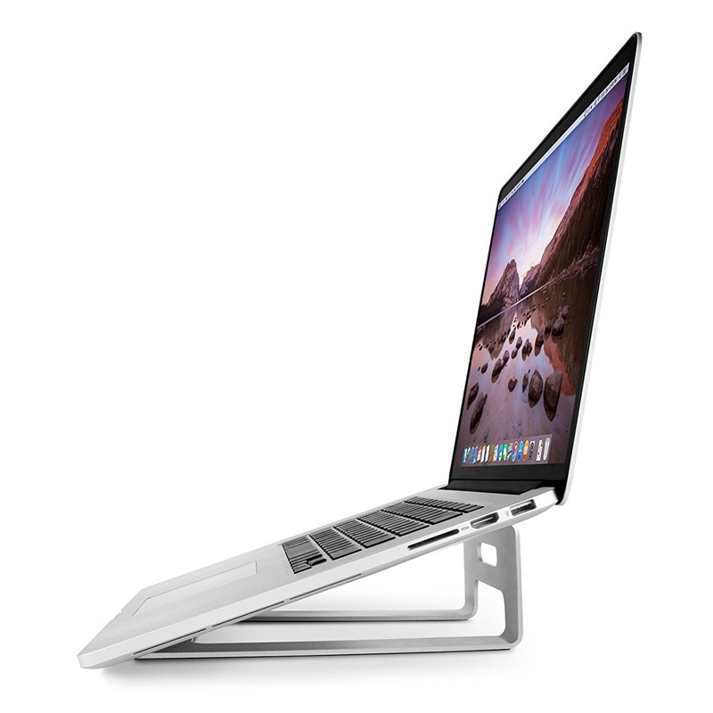 AP-1 Laptop Cooling Stand Aluminium Ergonomische 18 Graden Hoek Houder Ondersteuning 11-17 Inch Notebook Lapdesk Voor macbook