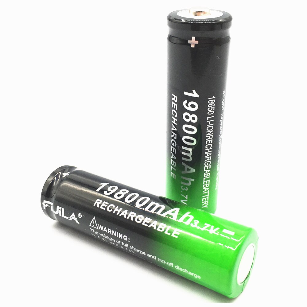 18650 Li-Ion Battery 19800mah Rechargeable Battery 3.7V for LED Flashlight Flashlight or Various Electronic Devices Battery