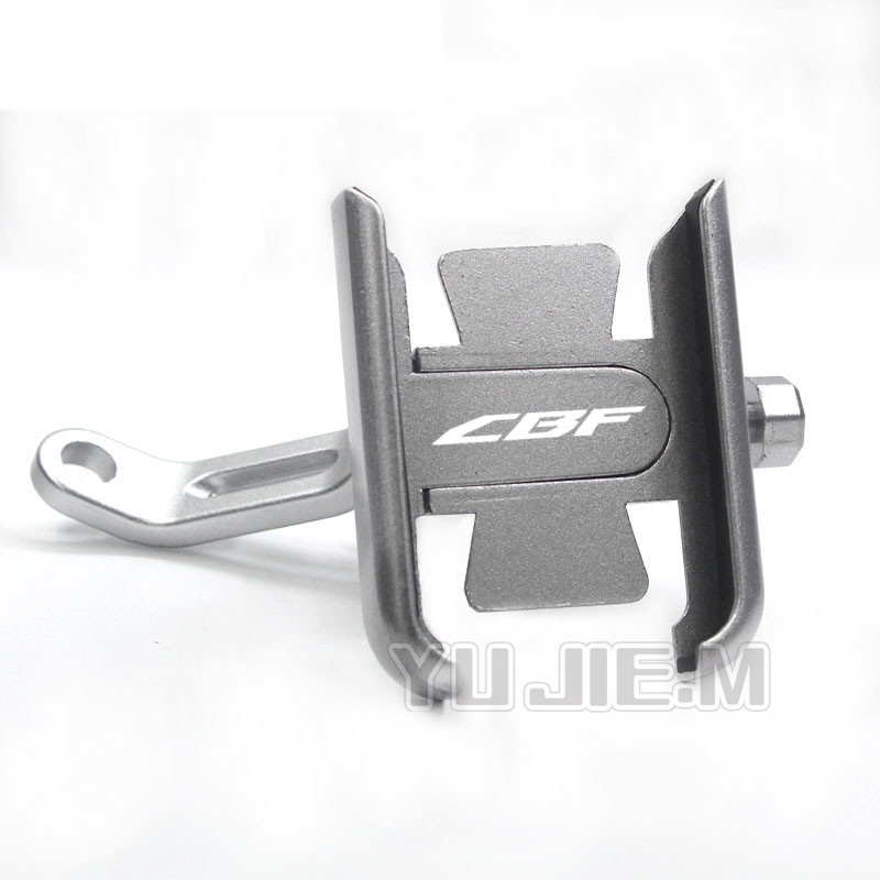 Soporte de teléfono móvil con mango CNC para motocicleta, accesorio para GPS, CBF 500, 600, 600S, 1000, CBF600, CBF1000, CBF500, CB600S, CBF125: Lavanda