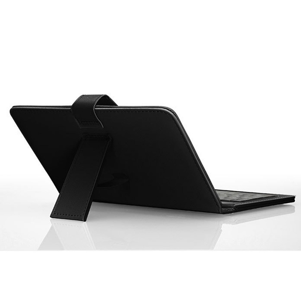 Bærbart pu lær trådløst tastaturetui til andriod beskyttende mobiltelefon med bluetooth tastatur til 4.8-6 tommers telefon