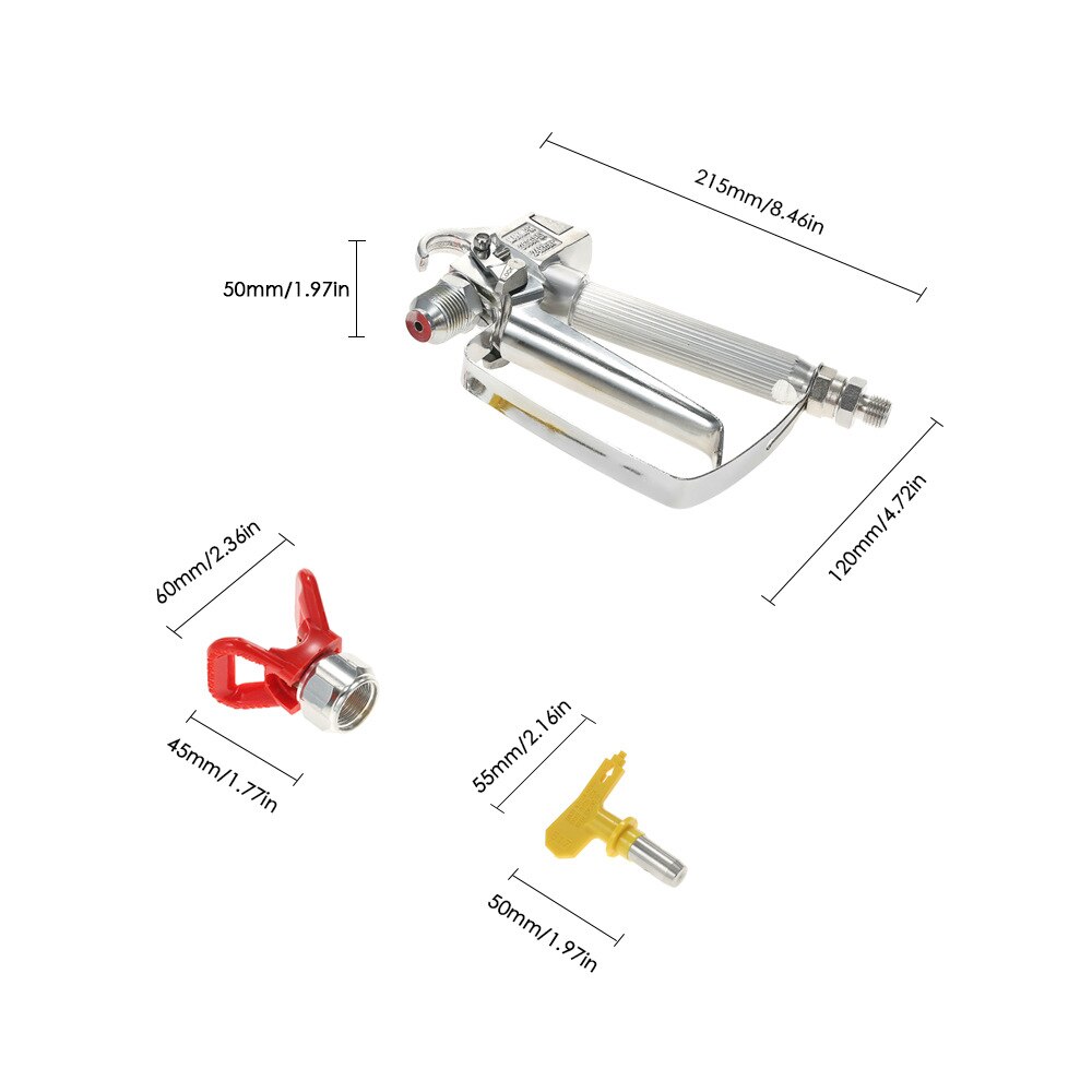 Hoge Druk En Hoge Airless Verfspuit Met 517 Nozzle
