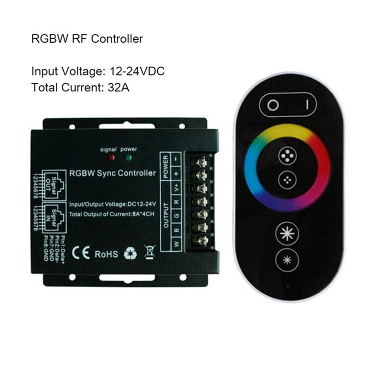 Rgbw Rf Controller DC12-24V Rgb Rgbw 20KEY 24KEY Led Licht Afstandsbediening: Default Title