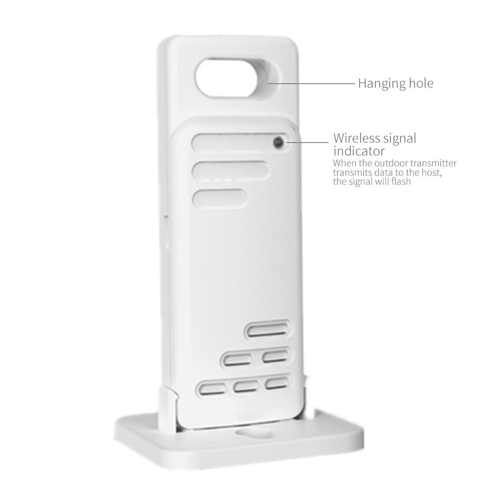 LCD ℃/℉ Digital Wireless Indoor/Outdoor Thermometer Clock Temperature Meter With Transmitter Wireless Weather Station