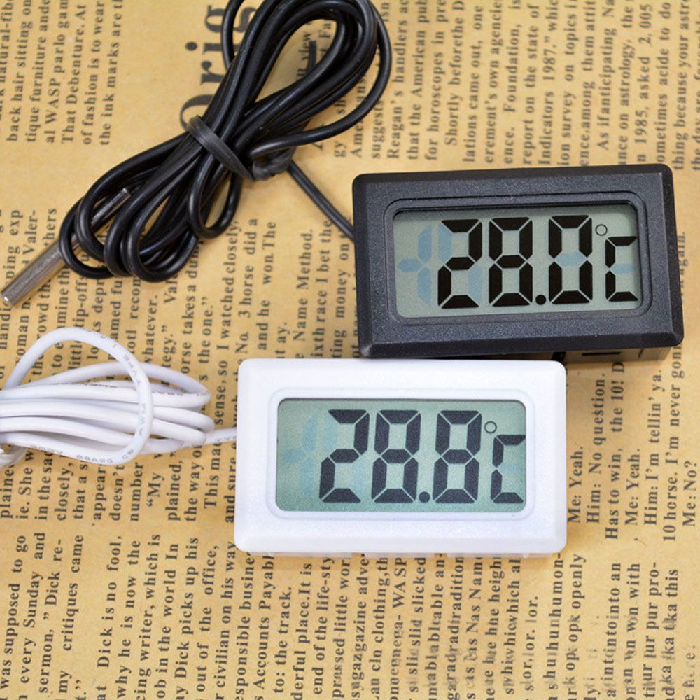 1pc Digital Electronic LCD Thermometer Instruments Temperature Sensor Pyrometer Water Temperature Meter With Waterproof Probe