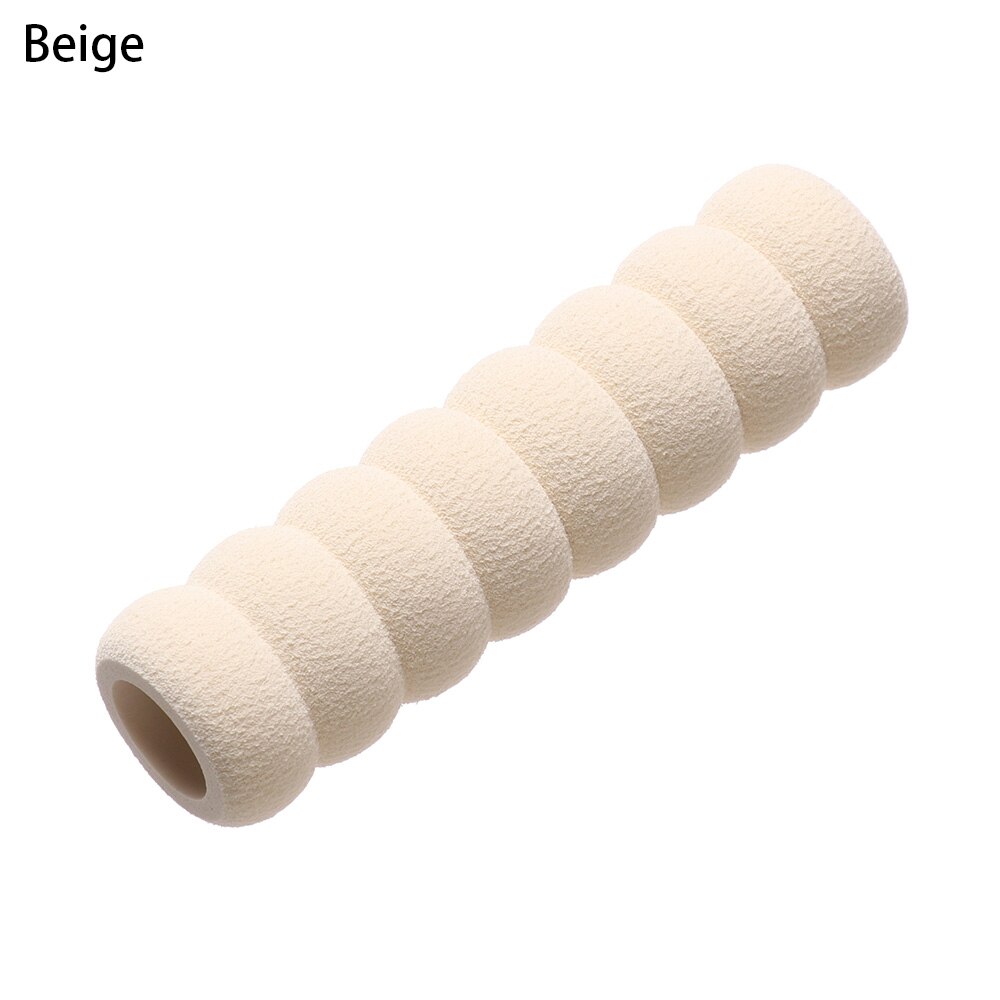 2/5 Pcs Soft Foam Door Handle Protector Elastic Door Handle Cover Spiral Doorknob Guard Anti-collision Door Stopper Baby Safety: beige