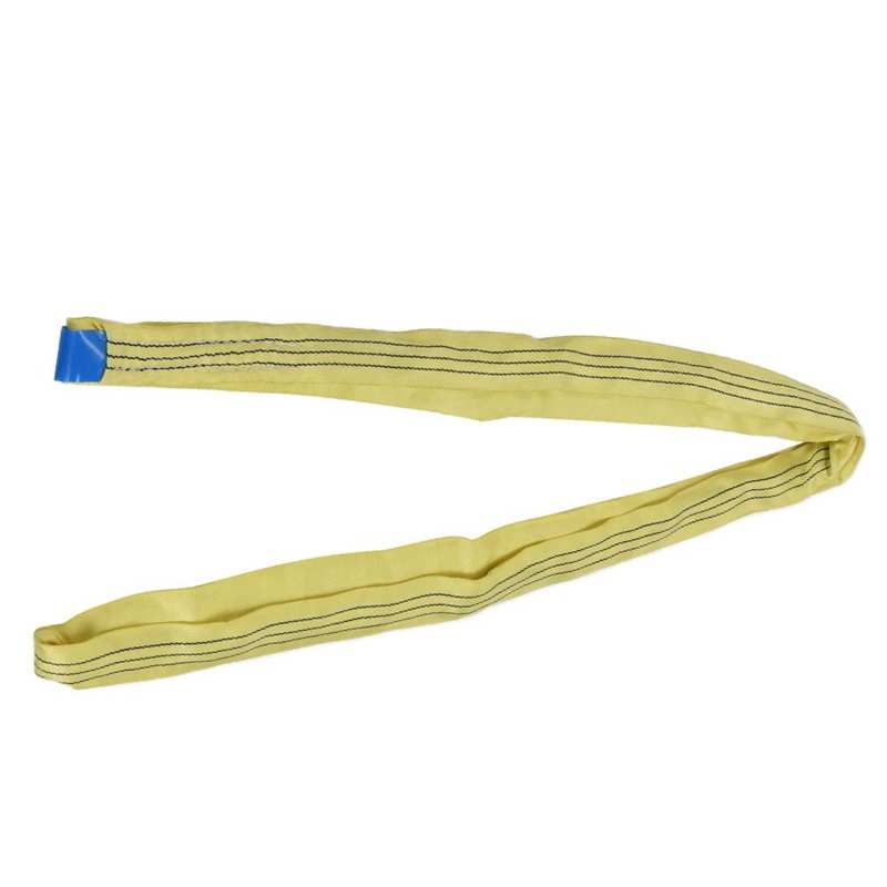 Round Sling Hoist Webbing Wear Resistant for ships, machinery, ports, transportation lifting sling