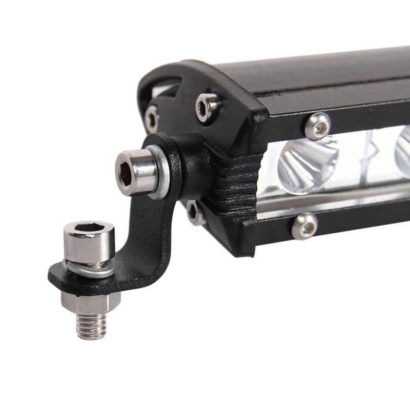 2 stk led bar 4 tommer led lys bar enkelt række arbejdslys spot stråle til kørsel offroad båd bil traktor lastbil 4 x 4 suv 12v 24v
