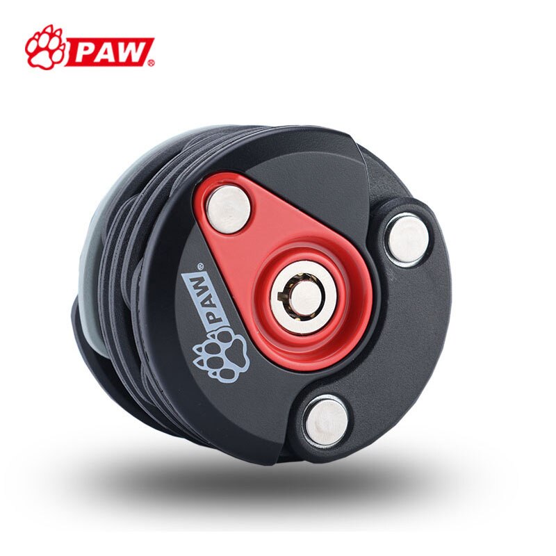 PAW Bicycle Foldable Chain Lock W/ Bracket Mount on Bike Handy Pocket Storage Key Lock Safe Locking PW0901