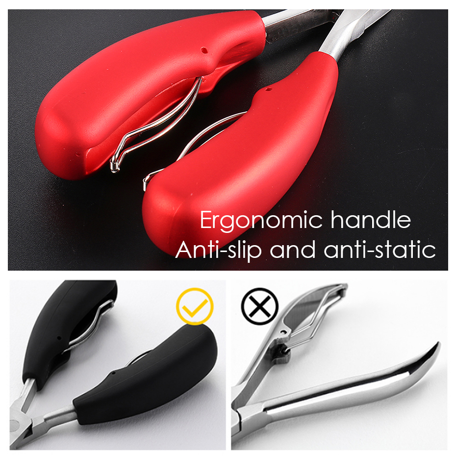 Coupe-ongles en forme de bec d&#39;aigle, pour pédicure, pince à ongles incarnés, Paronychia, ciseaux, outils de manucure, PPQ1-23