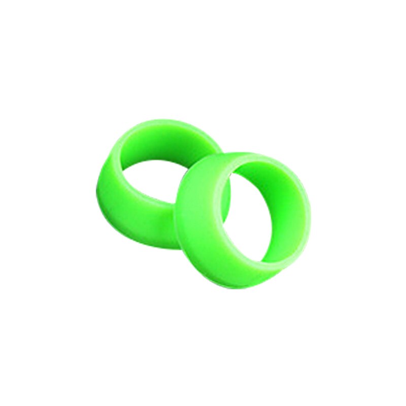 2Pcs Bicycle Seat Post Rubber Ring Dust Cover Cycling Silicone Waterproof Mountain Bike Seatpost Protective Rings for MTB Bikes: Green / 30-35mm
