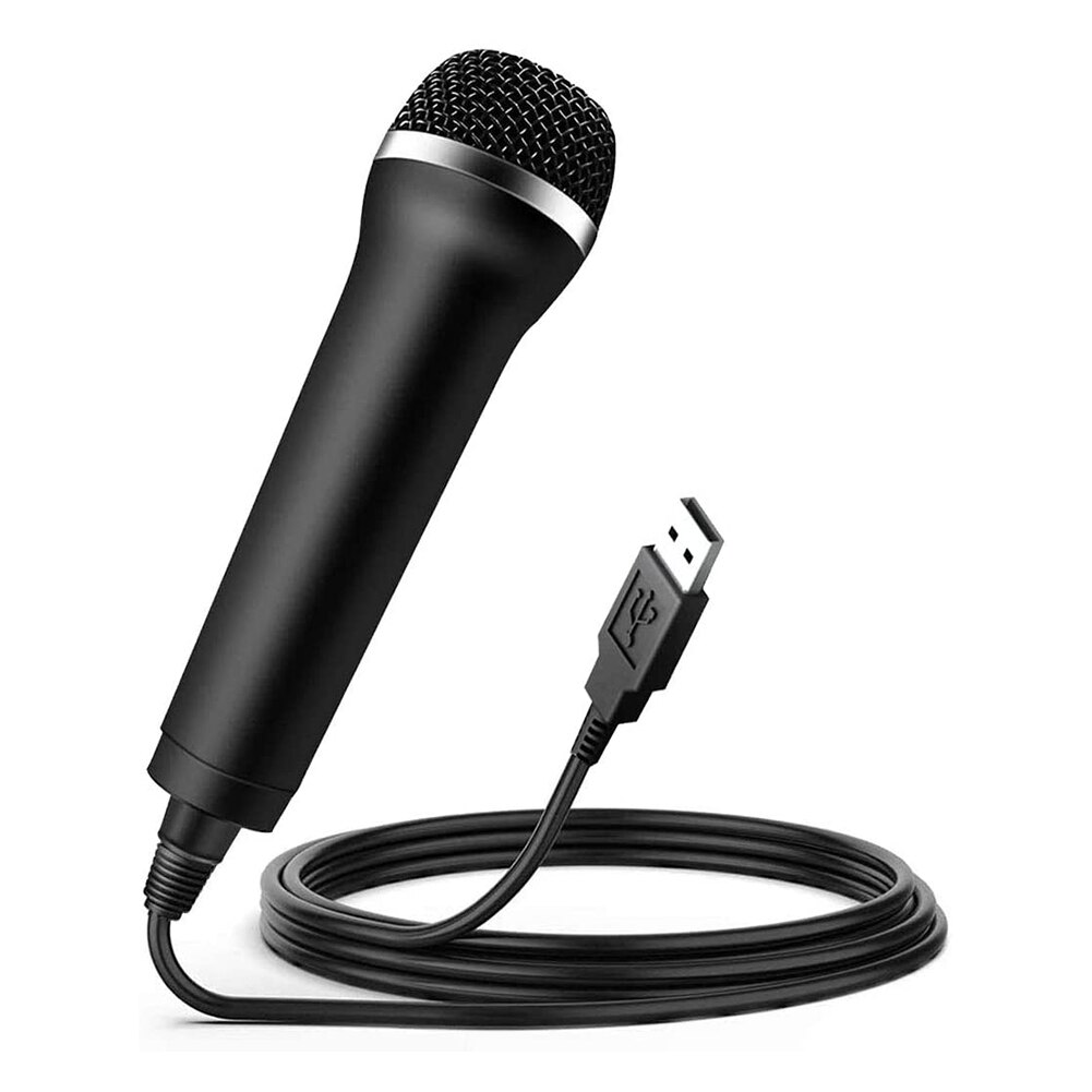 USB Wired Microfono Universale Karaoke Mic Microfono per PlayStation 4 PS4  Interruttore Wii Xbox PC Wired Mic Per Il Giocatore Del Gioco – Grandado