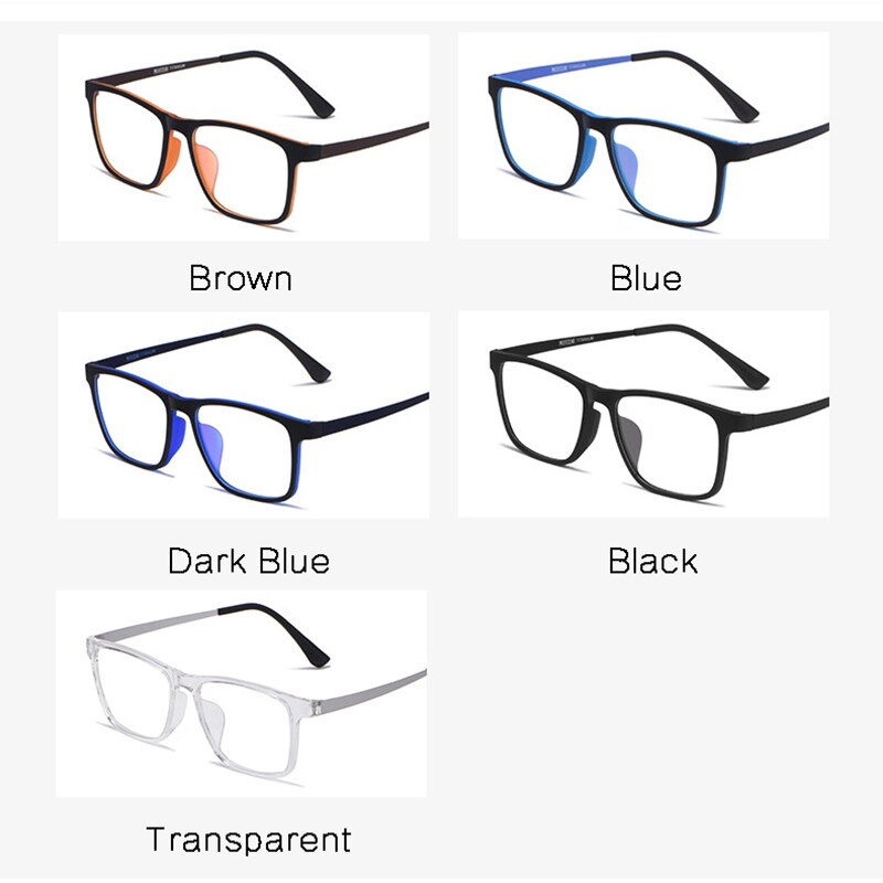 Mode Ultra Licht Gewicht Brilmontuur Optische Volledige Velg TR-90 Recept Bril Voor Mannen En Vrouwen Brillen Eyewear