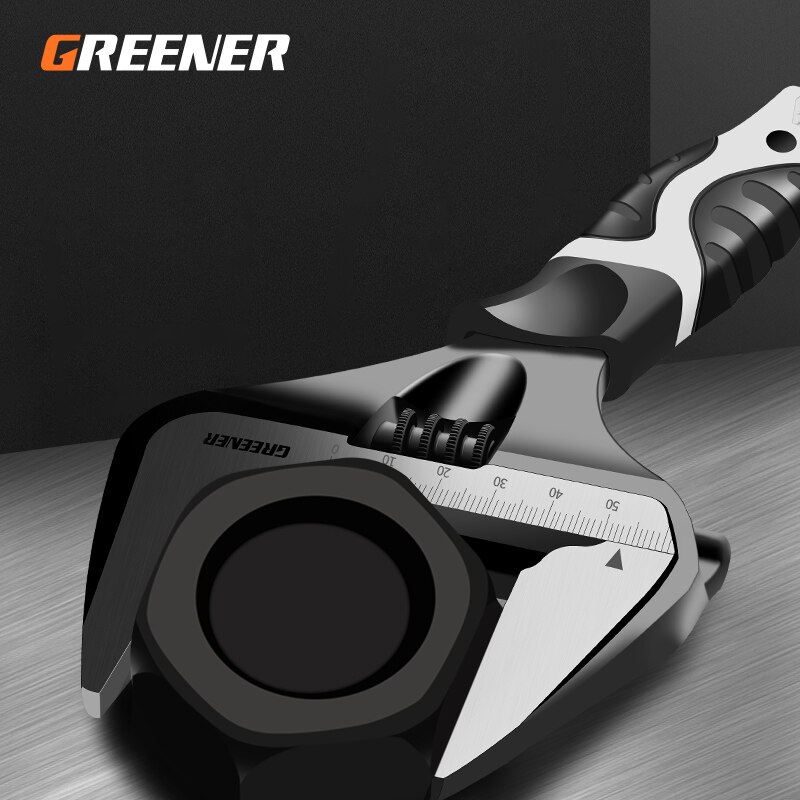 Adjustable Wrench Large Opening Multifunctional Universal Spanner Household Bathroom Wrench Key Nut Wrench Plumbing Repair Tool