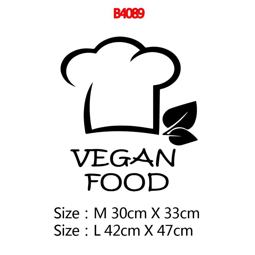 Fast Food Wall Stickers For Hamburger Store Vinyl Wallpaper Decal Kitchen Room Art Stickers Wall Decor Decals: Style9 / Size M