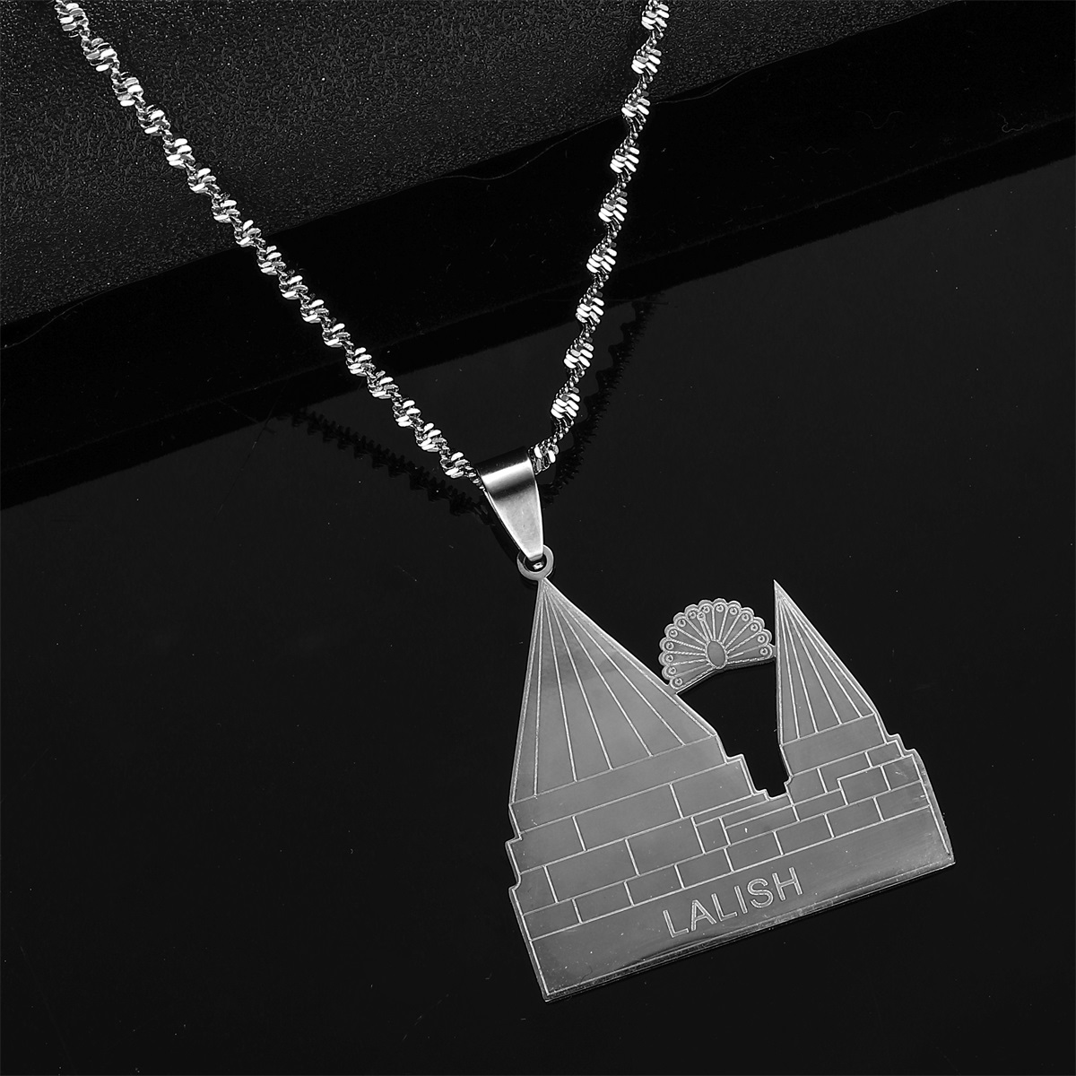 Yezidi Lalish Peacock Pendant Holiest Temple Of The Yazidis collane per donna uomo ragazza gioielli