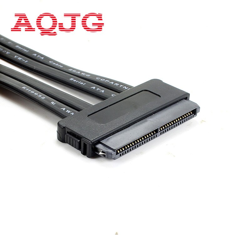 SAS Controller Mini SAS 4i SFF-8484 32 Pin 4 SATA 7 Pin HDD Back Vliegtuig Kabel Splitter Adapter Kabel 50 cm Zwart AQJG