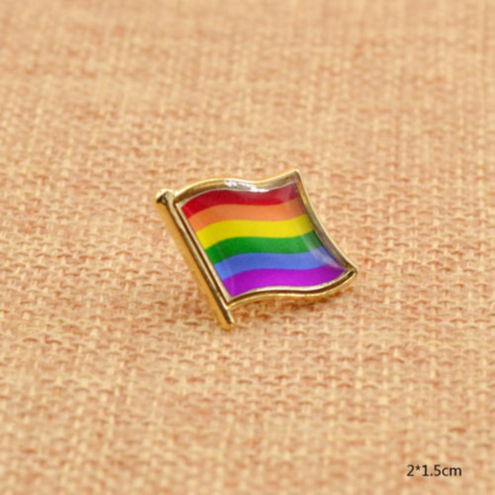 Rainbow Pins Brooch Flag Rainbow Metal Pin Pride Badge Lapel Pin Jewelry